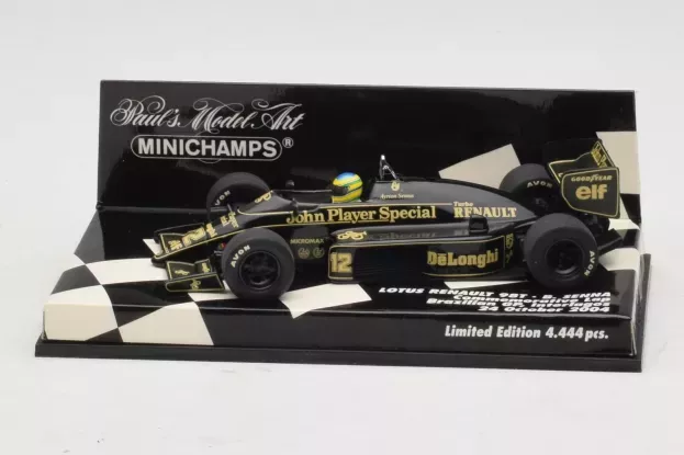 Minichamps Lotus F1 98t Renault Jps N 12 Commemorative Lap Brazilian Gp Interlagos 24 October 2004 B.senna 1:43 400045412